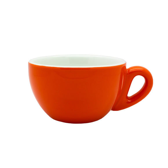 Set of 6 Orange Bowl Cappuccino Cup >incafe