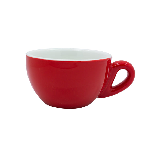 Set of 6 Red Bowl Cappuccino Cup >incafe