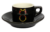 Signature Briscola Black Espresso Cup and Saucer ARRIVING SOON