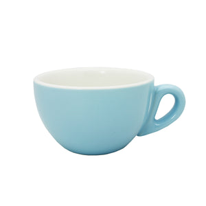 Set of 6 Pastel Blue Bowl Cappuccino Cup >incafe