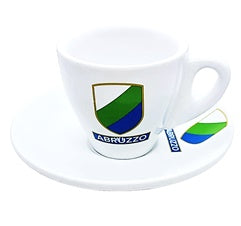 Set of 4 Espresso Abruzzo Cups and Saucers >incafe