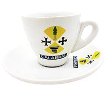 Set of 4 Espresso Calabria Cups and Saucers >incafe