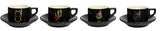 Signature Briscola Black Cappuccino Cup and Saucer ARRIVING SOON