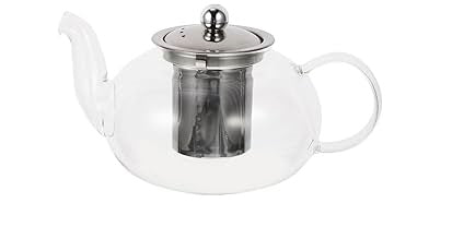 Borosilicate Shock Temperature Glass Tea Pot With Laser Cut Infuser >incasa