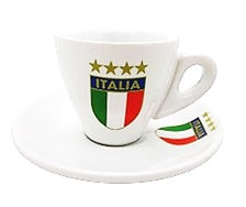 Set of 4 Espresso Italy Cups and Saucers >incafe