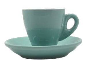 Pastel Blue Espresso Cup and Saucer >incasa