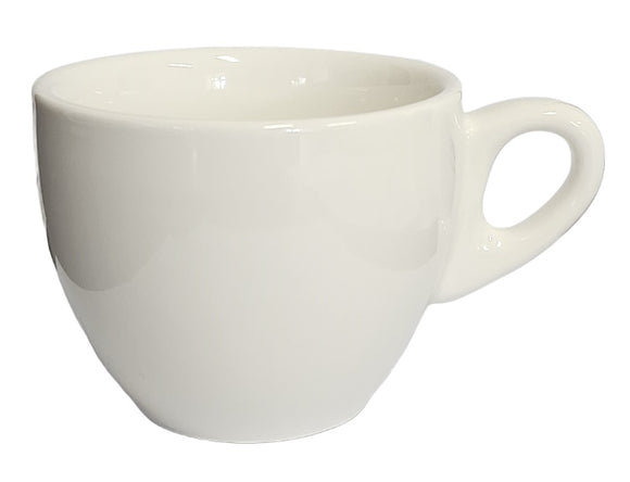 Set of 6 White Belly Cappuccino Cup >incafe