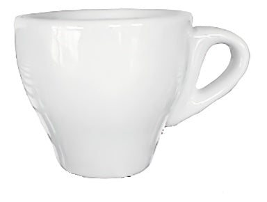 Set of 6 White Espresso Cup >incafe