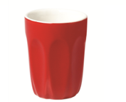 Set of 6 Red Latte Cup >incasa