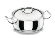 Professional Casserole with Lid 18/10 Stainless Steel