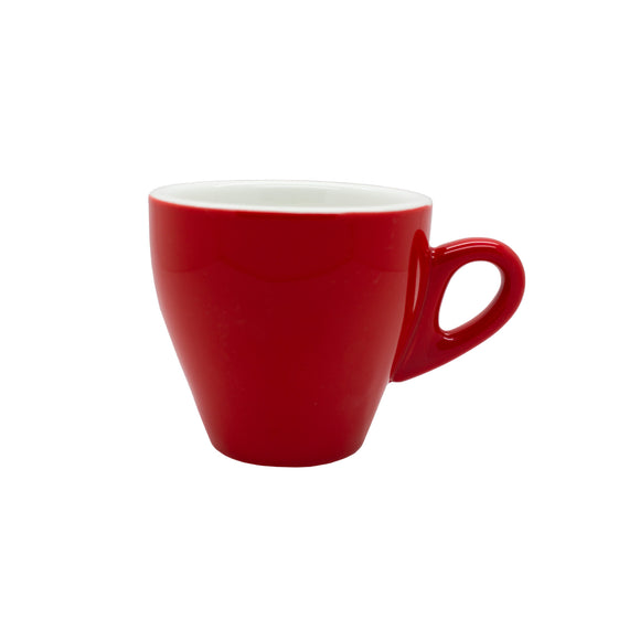 Set of 6 Red Tulip Cappuccino Cup >incafe