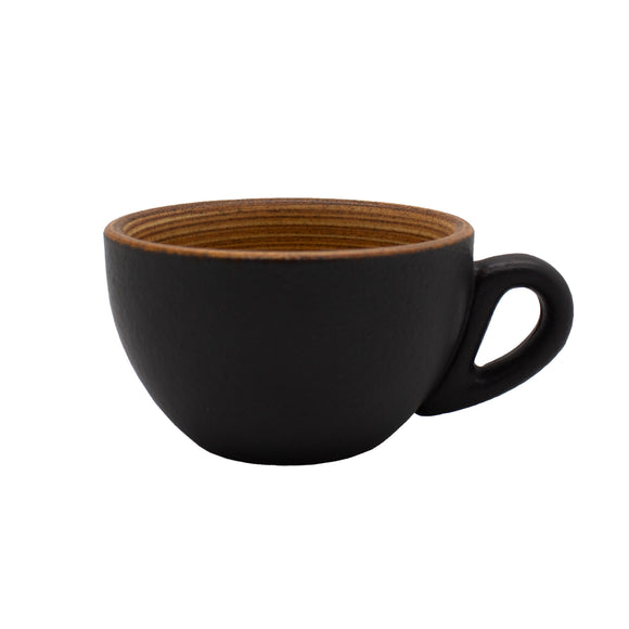 Set of 6 Wood Grain Bowl Cappuccino Cup >incafe