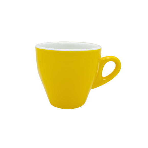 Set of 6 Yellow Tulip Cappuccino Cup >incafe