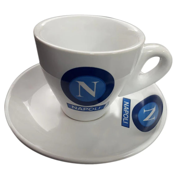 Set of 4 Espresso Napoli Cups and Saucers >incafe