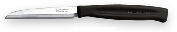 Inoxbonomi Black Peeling Knife (Spelucchino Liscio)